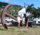 Photo op infront of the church-Gustavia, St Barts